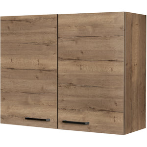 nobilia Wandschrank W90 1 90 cm Eiche Havanna Dunkel 402 Structura 382