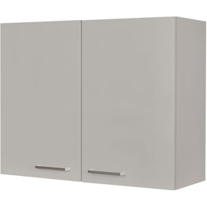 nobilia Wandschrank W90 1 90 cm Hellgrau Stein grau super matt 341 Touch 317