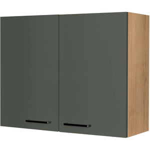 nobilia Wandschrank W90 1 90 cm Mineral Grün Ultra Matt 964 Easytouch 945