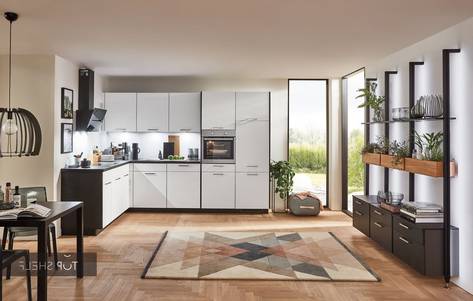 nobilia Winkelküche Eckküche Speed 244 Alpinweiss 310 x 250 cm konfigurierbar mit E-Geräten