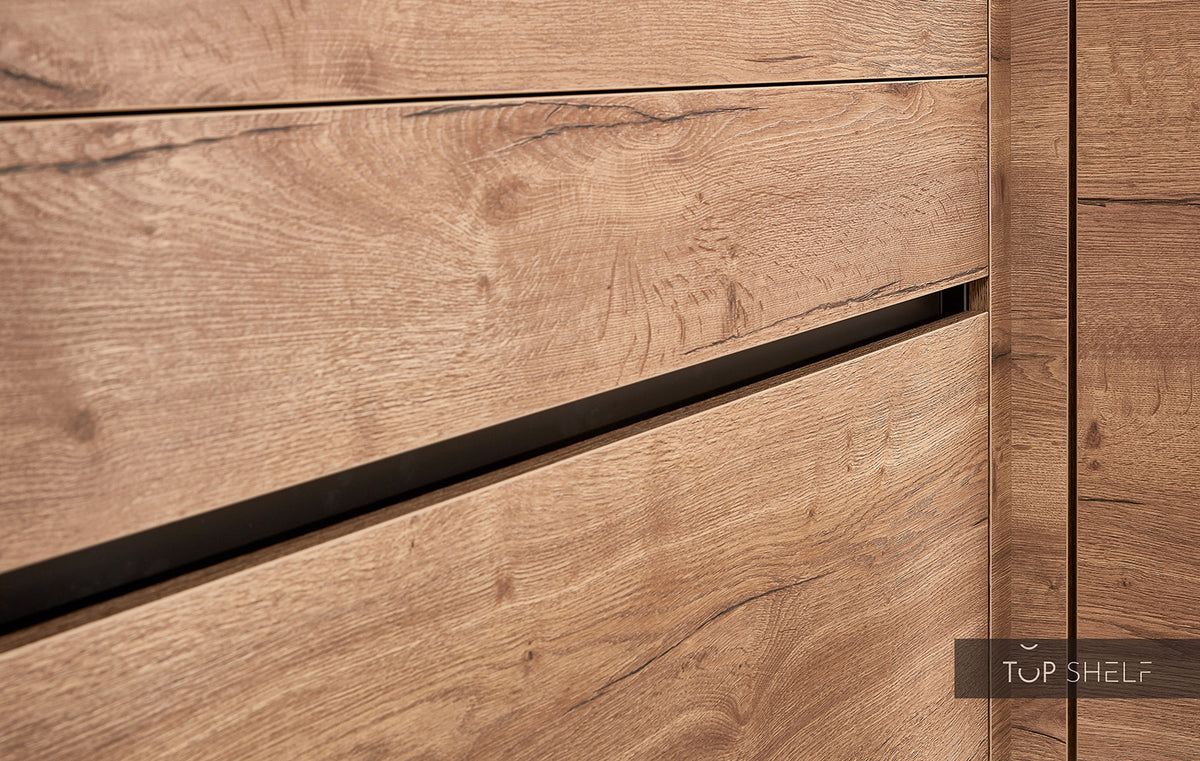 nobilia Winkelküche Eckküche Structura 402 Eiche Havanna Nachbildung 305 x 305 cm konfigurierbar Detail