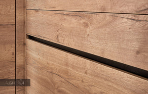 nobilia Winkelküche Eckküche Structura 402 Eiche Havanna Nachbildung 305 x 305 cm konfigurierbar Detail spiegelverkehrt