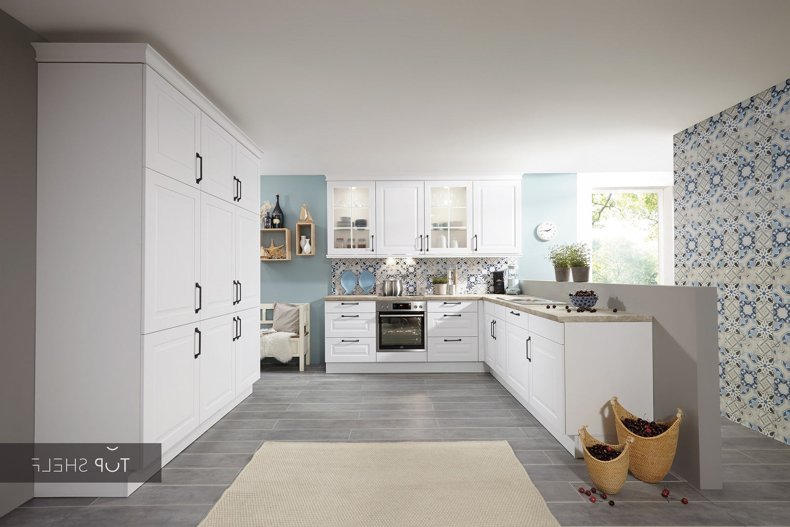 nobilia Winkelküche Eckküche Sylt 847 Lack Alpinweiß matt 310x250+180cm konfigurierbar mit E-Geräten