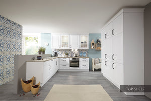 nobilia Winkelküche Eckküche Sylt 847 Lack Alpinweiß matt 310x250+180cm konfigurierbar mit E-Geräten