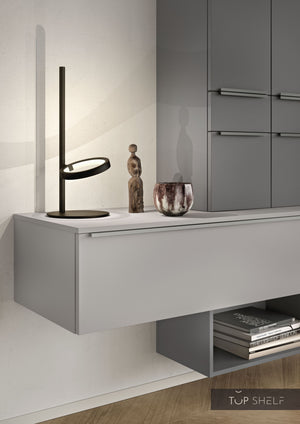 nobilia Wohnwand Lowboards Wohnzimmer Set 300 cm Touch 341 Steingrau supermatt