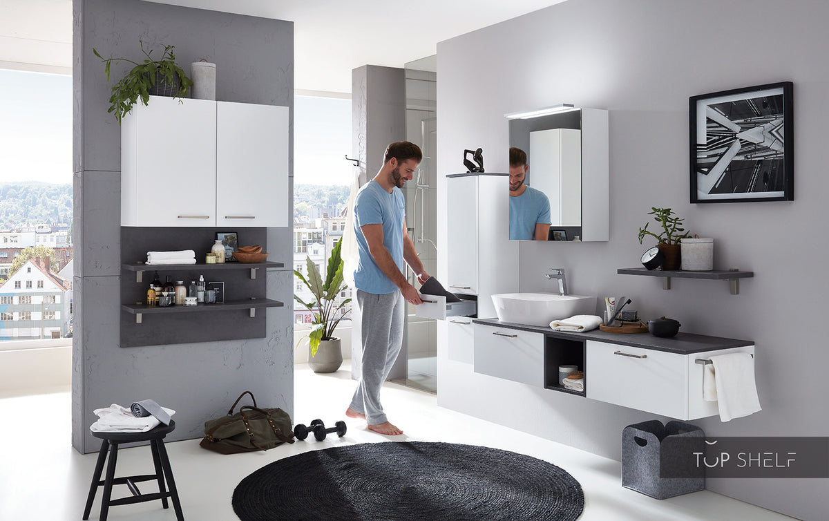 nobilia elements Bad-Set Nordsee mit Ablageflächen