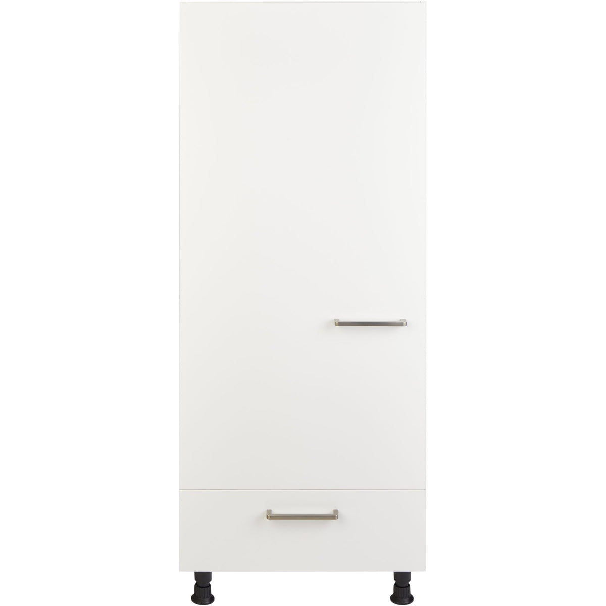 nobilia elements Highboard für Külschrank G123S 60cm 24778 Alpinweiß Geräte Umbau Kühl Gefrierkombi