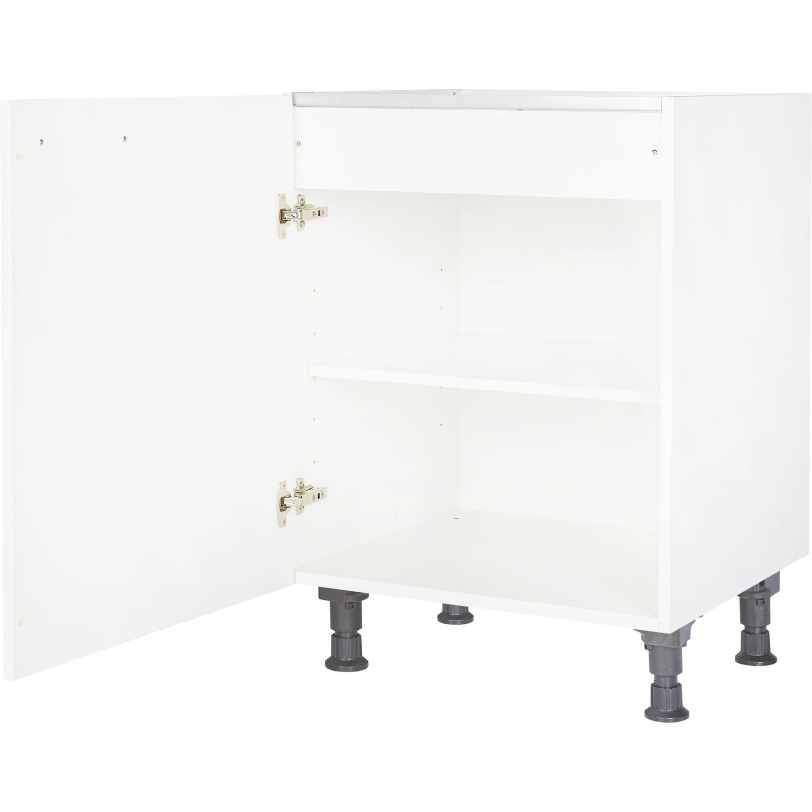 nobilia elements Kochstellenschrank  KD60 für autarkes Kochfeld 60cm weiß, links