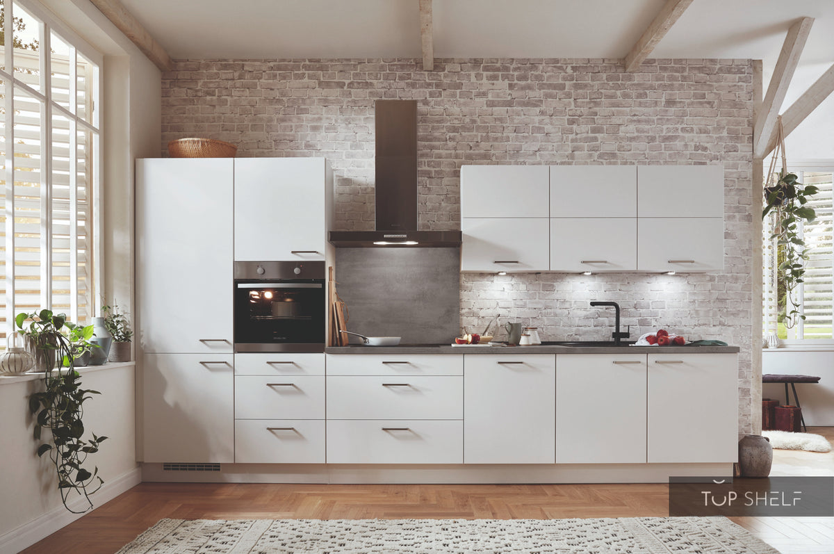 nobilia elements Küche Bremen im Arbeitsplattendekor 354 Beton Schiefergrau