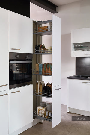 nobilia elements Küche Hamburg mit Apothekerschrank mit Soft-Close