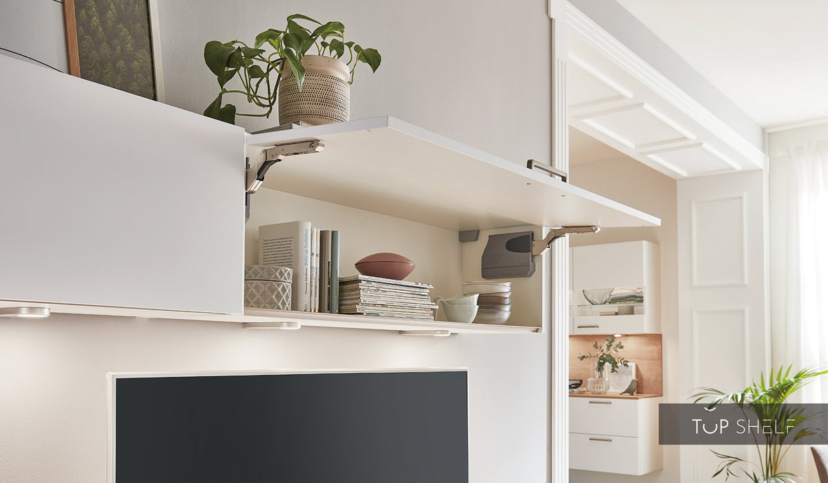 nobilia elements Wohnwand Hamburg Hängeschrank mit Klappe