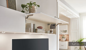 nobilia elements Wohnwand Hamburg Hängeschrank mit Klappe