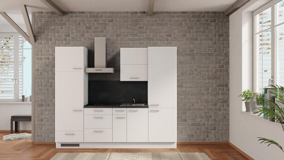 nobilia küche Frankfurt (Oder) 255 cm Abverkauf Beton Schiefergrau komplette Küche