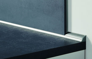 nobilia Studentenküche Hennef 330 cm Weiß Beton Schiefergrau mit Elektrogeräten nobilia - top-shelf.de