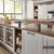 nobilia Küche Küchenzeile Chalet 881 Lack Sand Matt 270+380 cm konfigurierbar mit E-Geräten Detail