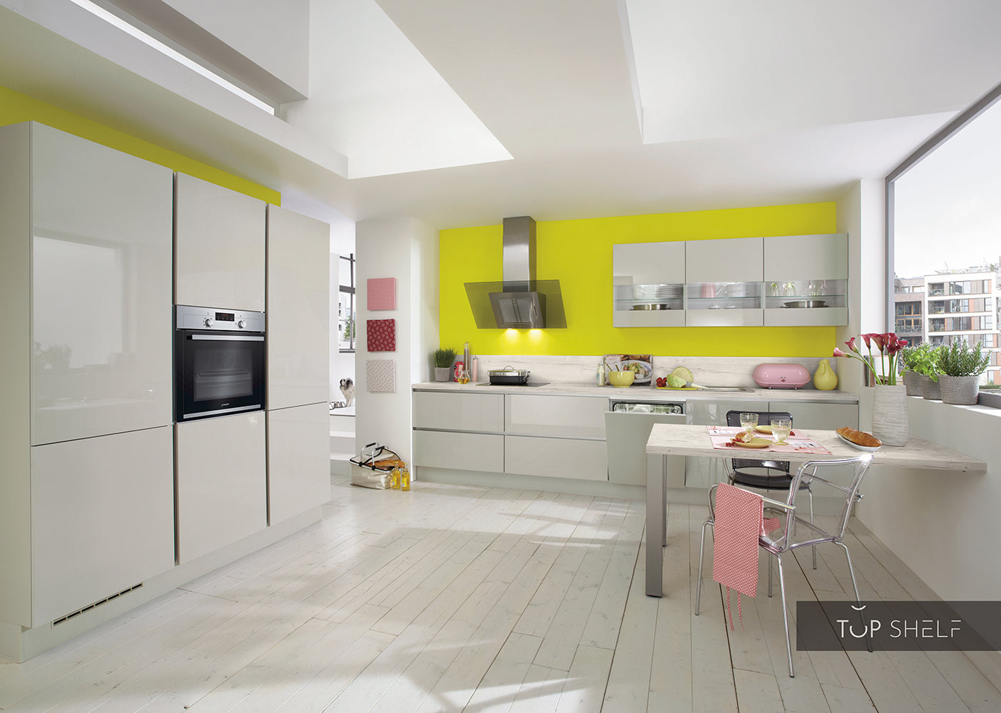 nobilia Küche Küchenzeile Focus 460 Lack Sand ultra-hochglanz 280+180cm konfigurierbar mit E-Geräte
