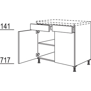 Nobilia Maxi-Unterschrank US80-M 41064