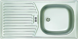 nobilia Küchenzeile Böblingen 270 cm Weiß matt Beton Schiefergrau mit elektrogeräten nobilia - top-shelf.de
