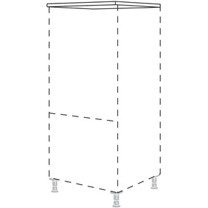 Nobilia Abdeckboden- 25 mm stark- fuer Highboard in festen Massen ADBM2560 25977