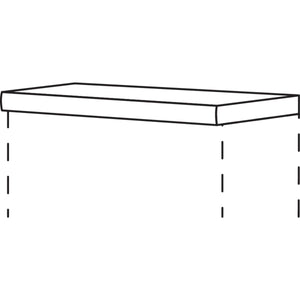 Nobilia Abdeckboden- 50 mm stark- fuer Side- oder Highboard ADB5038 50838