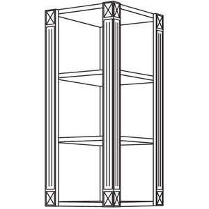 Nobilia Abschlussregal Landhaus WRA-PI-3 51733