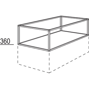 Nobilia Abschlussregal Smartcube für Raumplanungen URSCR30-62-36 36630