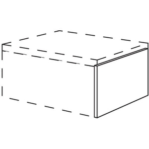 Nobilia Abschlusswange für Badezimmer- Unterschrank in Korpushöhe BUW10-29 10785