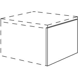 Nobilia Abschlusswange für Badezimmer- Unterschrank in Korpushöhe BUW10-43T 10624