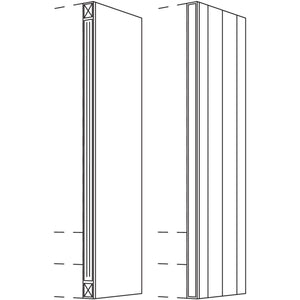 Nobilia Aufsatzschrank-Pilaster für Aufsatzschränke- Höhe 2 API-2 45738