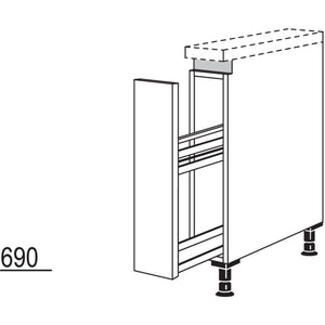 Nobilia Auszugschrank NUABH15 51111