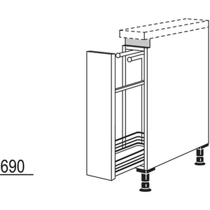 Nobilia Auszugschrank NUAHT15 51128