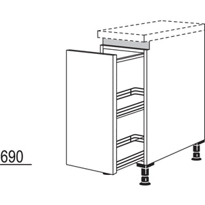 Nobilia Auszugschrank NUAM30 51139