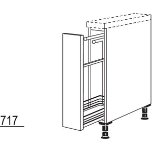 Nobilia Auszugschrank UAHT15 128