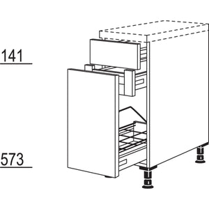 Nobilia Auszugschrank UIAF30 21023