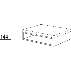 Nobilia Badezimmer-Aufsatzregal BURMA45-14 2192