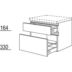 Nobilia Badezimmer-Auszugschrank NBUSA40-55 67552