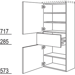 Nobilia Badezimmer-Midischrank BMA50-158 2951