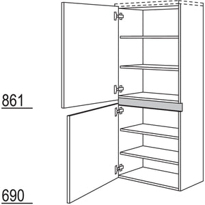 Nobilia Badezimmer-Midischrank NBM30-158 67763