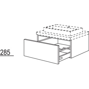 Nobilia Badezimmer-Waschtischschrank BWA40-29 2712