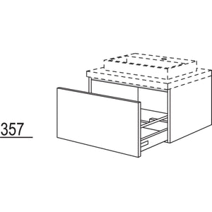 Nobilia Badezimmer-Waschtischschrank BWA100-36 2748