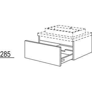 Nobilia Badezimmer-Waschtischschrank BWAS40-29 2312