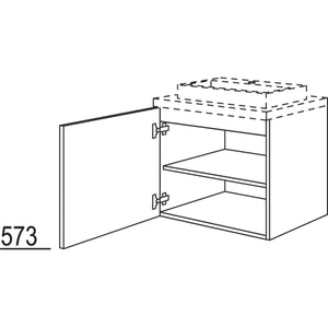 Nobilia Badezimmer-Waschtischschrank BWB45-58 2854