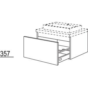 Nobilia Badezimmer-Waschtischschrank BWBA50-36 2344