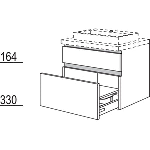 Nobilia Badezimmer-Waschtischschrank NBWA40-55 67542