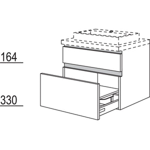 Nobilia Badezimmer-Waschtischschrank NBWA60-55 67545