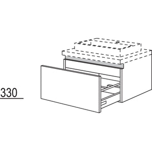 Nobilia Badezimmer-Waschtischschrank NBWBA120-36 67349