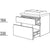 Nobilia Badezimmer-Waschtischschrank NBWSA90-55 67537