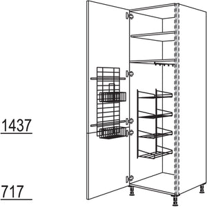 Nobilia Besen-- Geraeteschrank NHSB60-3 53169