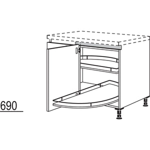 Nobilia Eckschrank NUEBD100-60 51088