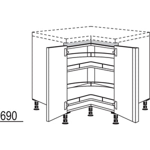 Nobilia Eckschrank NUETK92 51089